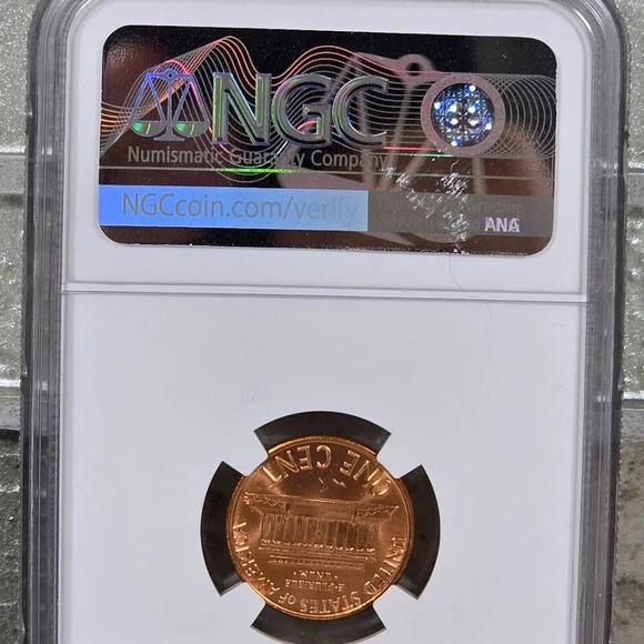 NGC Professionally Graded 1987 D MS67 RD United States 1C Penny Cent - Picture 2 of 2